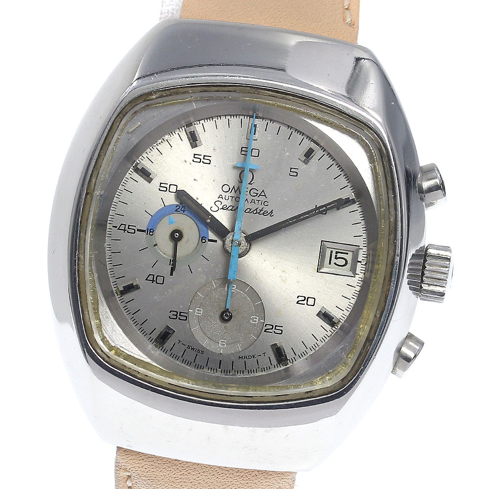 訳あり 【OMEGA】オメガ シーマスター クロノグラフ Cal.1040 Ref.176005 自動巻き メンズ_719532【中古】