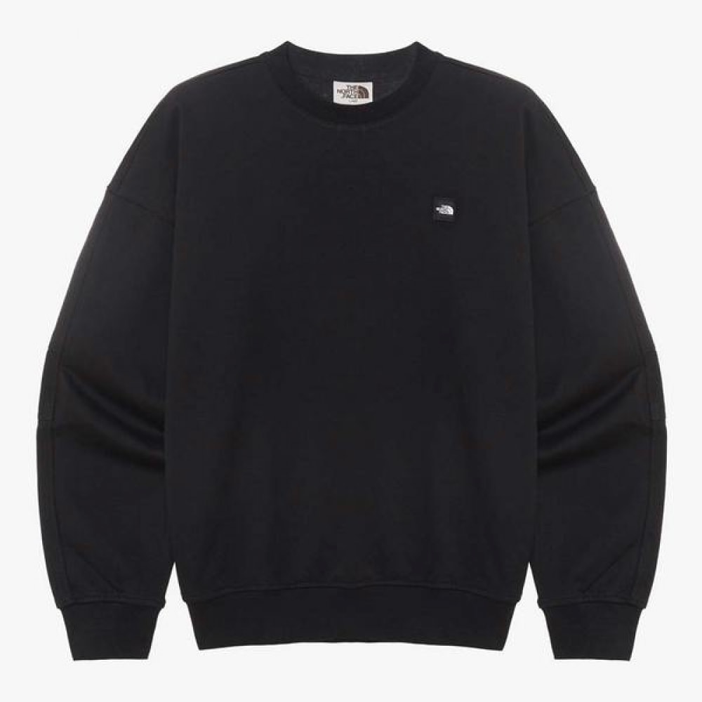 [ノースフェイス公式] NM5MR01J ホワイトレーベルエッセンシャルスウェットシャツ_ブラック