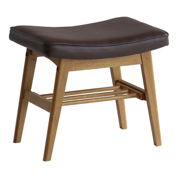 市場株式会社 RAS-3689PVBR Rasic Ottoman Stool メーカー直送