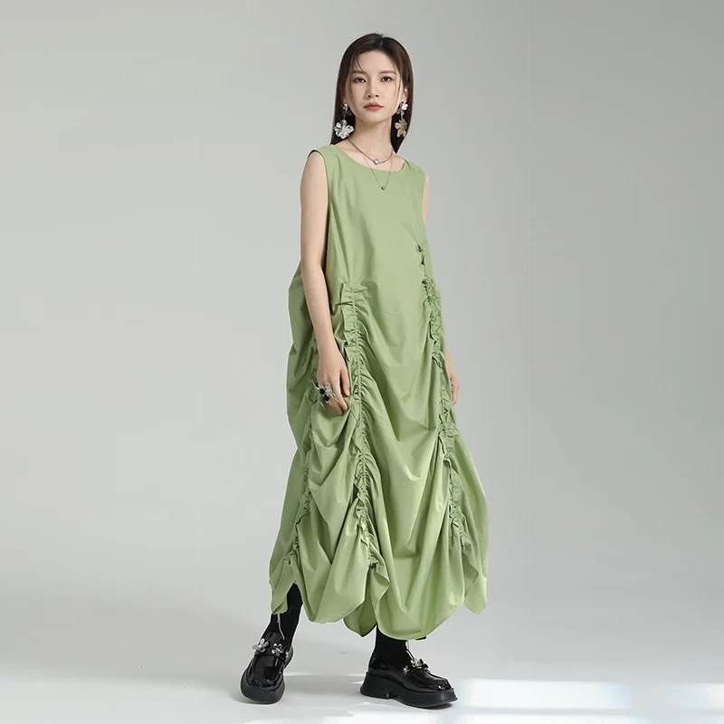 新作 シンプル 気質 ワンピース ロングワンピース 着痩せ 高級感 ノースリーブワンピース シャツワンピース Tシャツワンピース リゾートワンピース