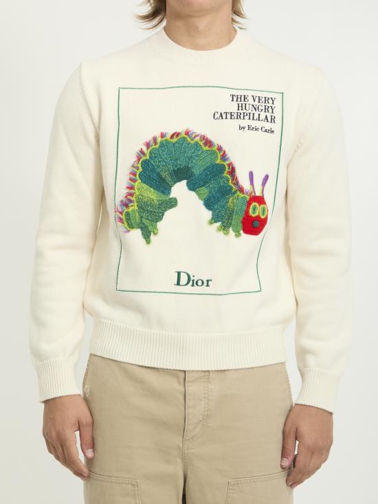 DIOR Men Sweater 693M618 WHITE