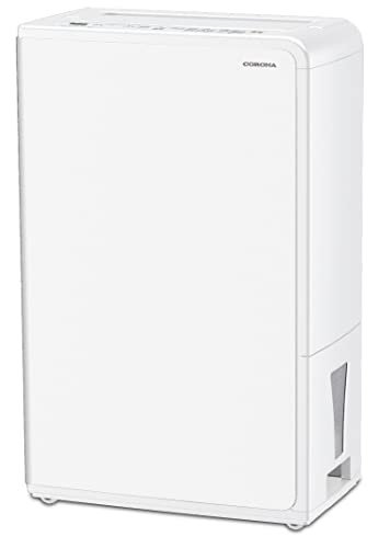 CORONA(コロナ) 衣類乾燥除湿機 【日本生産】 除湿量10L (木造11畳 / 鉄筋23畳まで) コンプレッサー式 ホワイト CD-H10