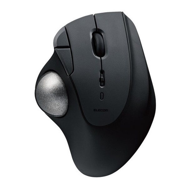 M-IT10BRBK ブラック [トラックボール マウス (Bluetooth 5ボタン 人工ルビーユニット エルゴノミクス IST)] メーカー直送