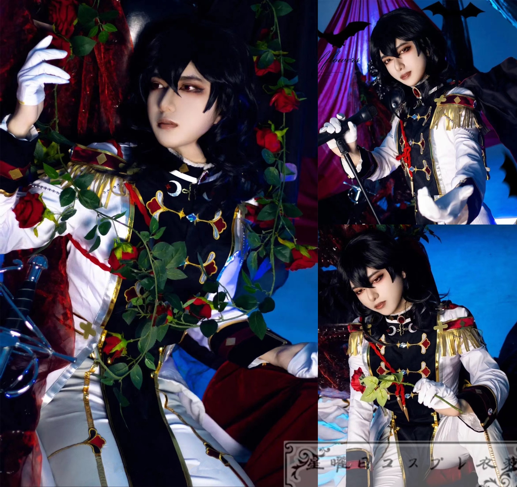 ES あんさんぶるスターズ 朔間零 フィーチャースカウト 零編2 夜空に近い場所 ホワイトムーン MV衣装 コスプレ衣装 コスチューム ハロウィン 装服 仮装