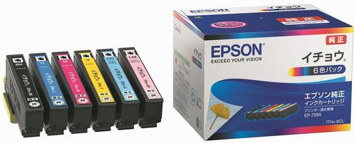 エプソン 純正 インクカートリッジ イチョウ ITH-6CL 6色パック