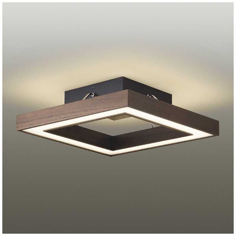 大光電機　LED間接光シーリングライト 14畳 昼白色～電球色 リモコン付属 ブラウン　DXL-81213