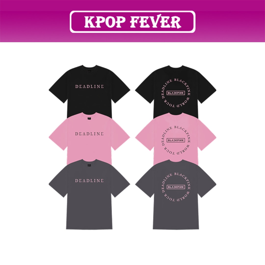 【ポップアップ限定品】BLACKPINK DEADLINE Tシャツ BLACKPINK PREMIUM DEBUT SHOWCASE GOODS