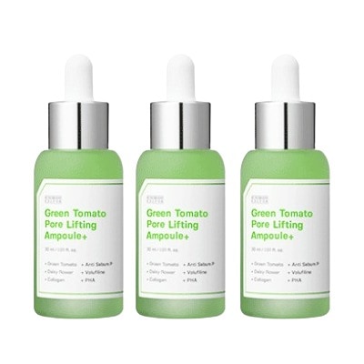 グリーントマトポアリフティングアンプルプラス, 30ml, 3個