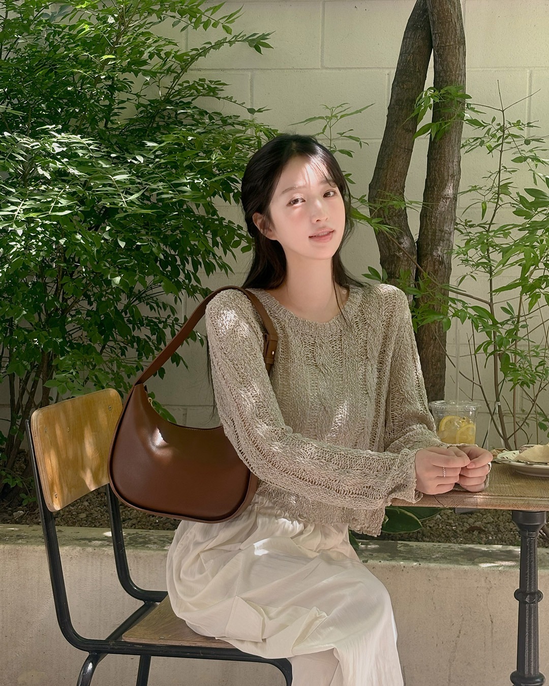 ビレブークルクロップニット韓国ファッション レディース