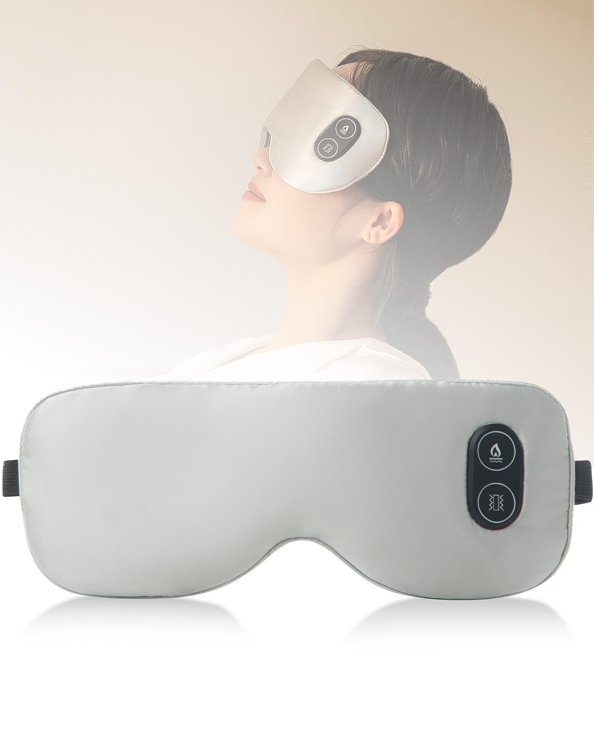 Beemyi ホットアイマスク 充電式 アイマスク ほっとアイマスク 目の疲れ eye mask 眼精疲労 アイマスク 睡眠用 ホット usb充電式 アイマスクホット ランキング 目元 あたためホット