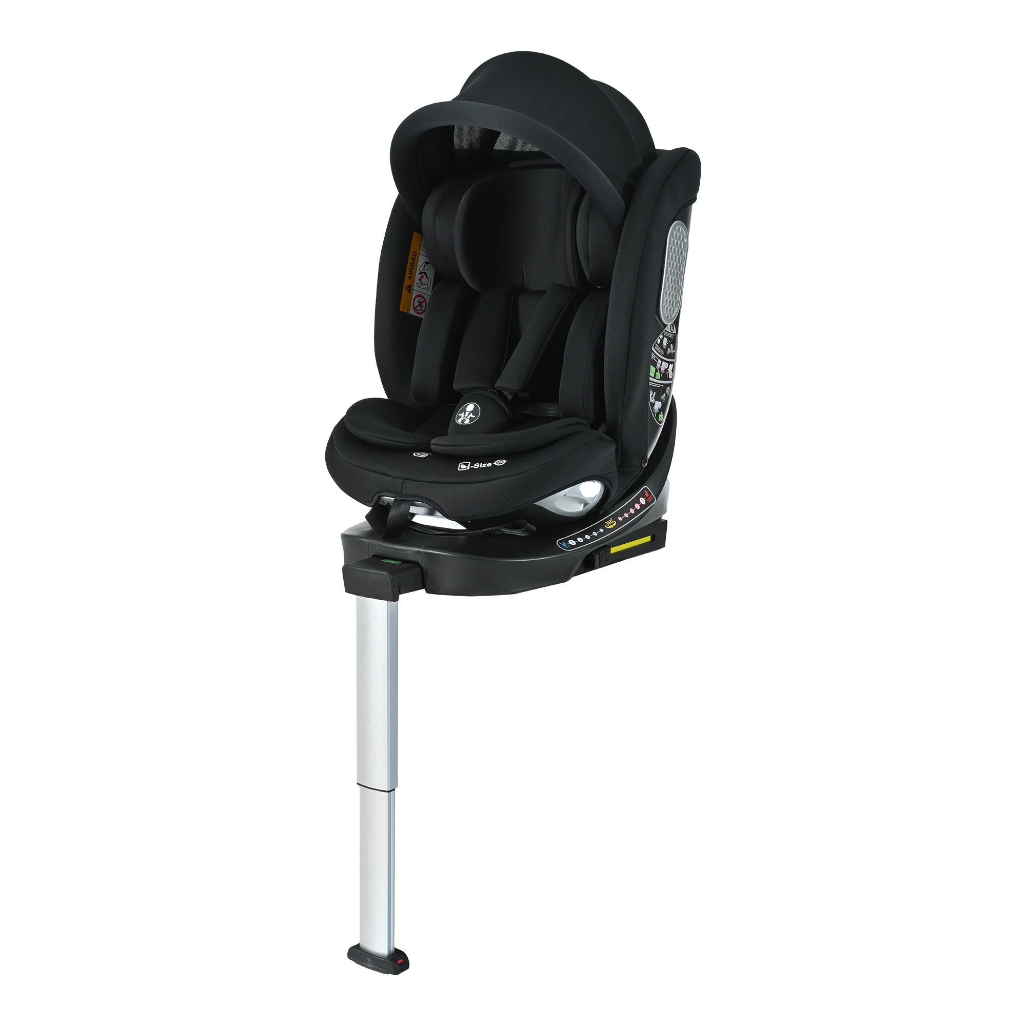 【国内発送Ｍ】1752【サポートレッグ】新安全基準R129適合 チャイルドシート ISOFIX 無段階360度回転 0-12歳頃 40～150cm ジュニアシート 長く使える 洗える 取付簡単 キッズ
