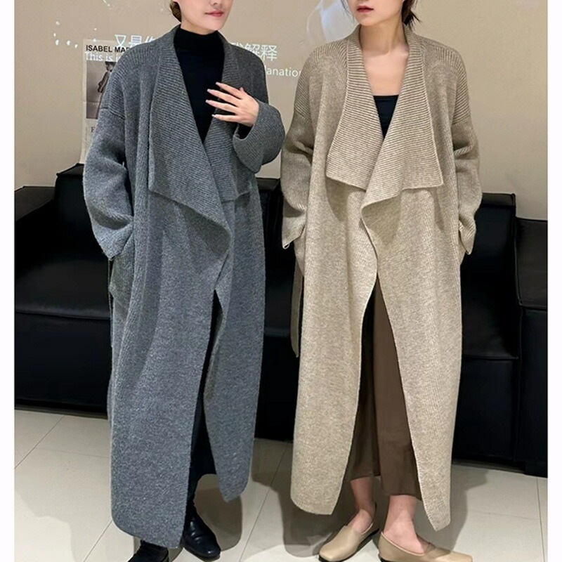 【秦】【2点購入で150OFF】【短納期】ニット レディース トップス きれいめ 丸首 クルーネック 軽い ニットトップス カラーニット 長袖 無地 軽量 ゆったり シンプル ボリューム セーター プ