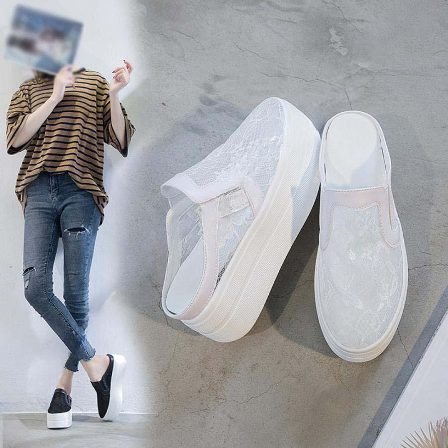 2025新品 数量限定 厚底 スリッポンレディース かかとなし クロッグサンダル スリッパ 通気性 シンプル 無地 ローファー 厚底 スニーカー 歩きやすい カジュアル 日常用 短納期