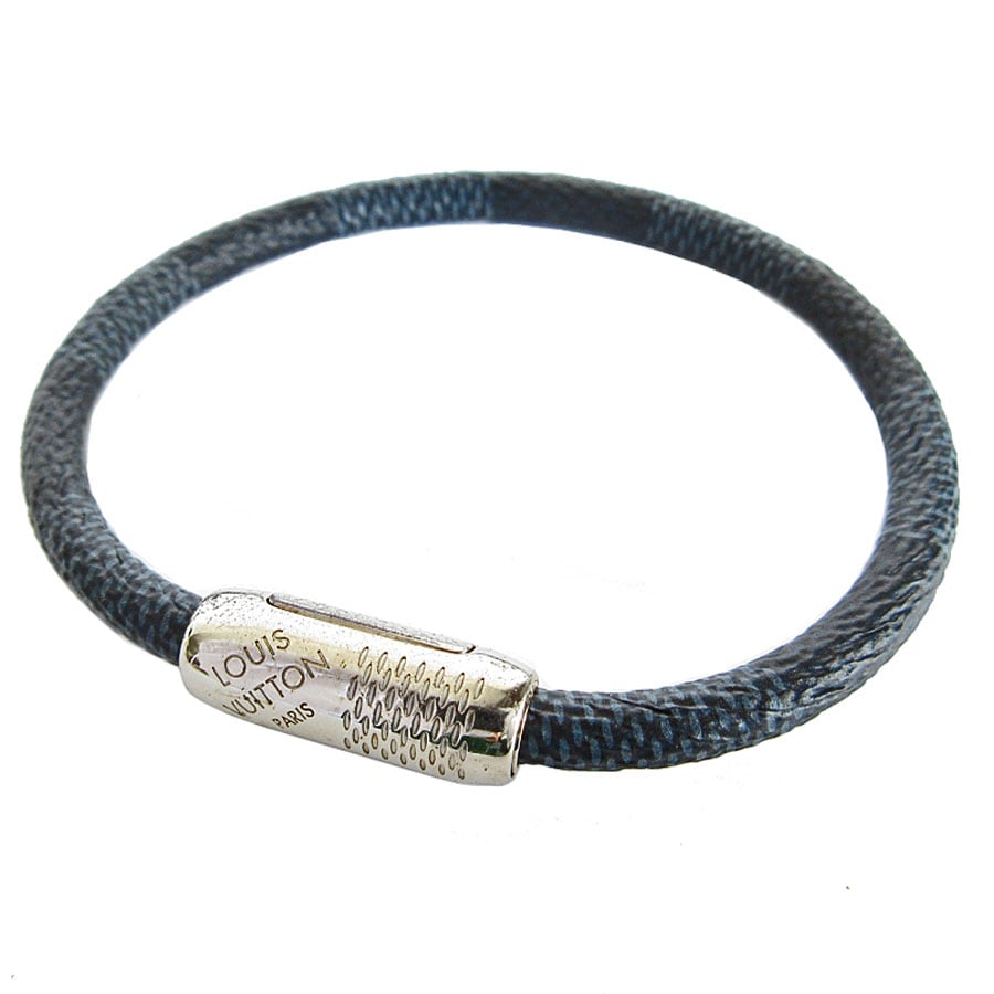 ルイ ヴィトン LOUIS VUITTON ブレスレット ダミエグラフィット ダミエグラフィットキャンバス/メタル ダークグレー/シルバー メンズ s0165a 14,476円