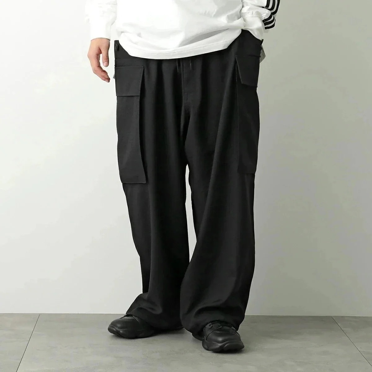 Y-3 ワイスリー パンツ M SP UN CRG PNT M スポーツ ユニフォーム カーゴパンツ JN4908 メンズ ワイドパンツ ロゴ BLACK