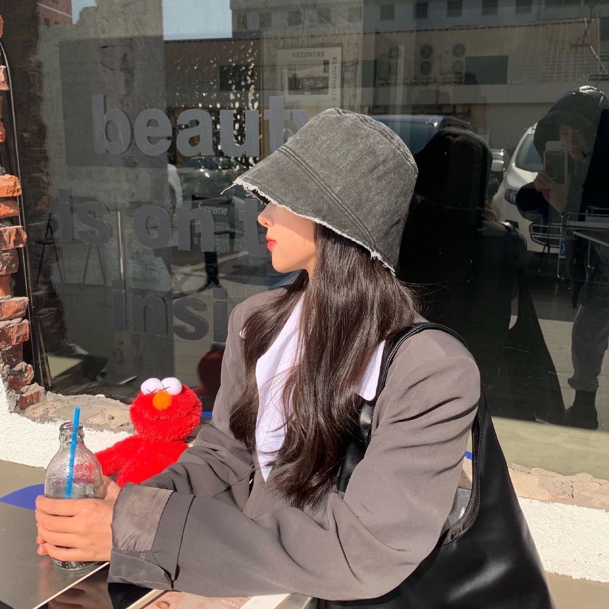 春夏 韓国ファッション 百掛け 小顔効果 帽子 レディース 紫外線対策 アウトドア ハット UVカット ハット デニム バケットハット