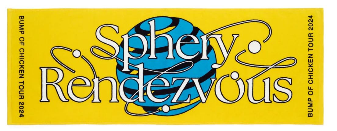 BUMP OF CHICKEN バンプオブチキン 2024 グッズ タオル Sphery Rendezvous スポーツタオル イエロー 6,462円