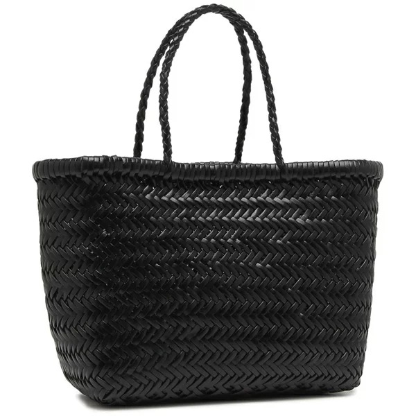 ハンドバッグ かごバッグ トリプル ジャンプ ミニ ブラック レディース 8855