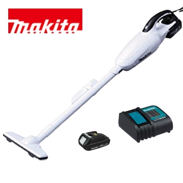 当店だけ！バッテリー充電器も1年保証! マキタ CL180FDZW 18V コードレス 掃除機 カプセル式 CL180FDZW + 軽量バッテリー BL1820B + 静音充電器DC18WC 充電式