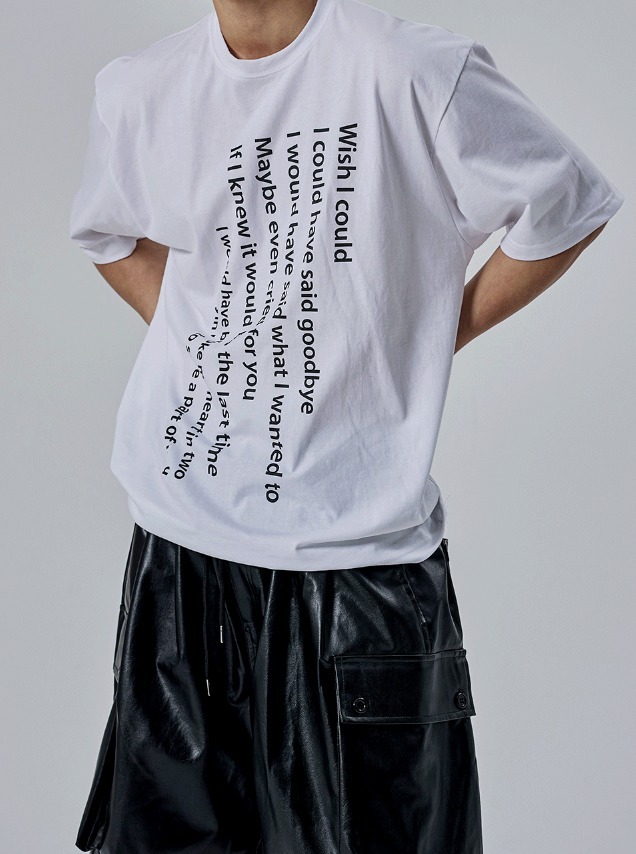 [COSYHARU公式] WISH Oversized Short Sleeve Tee