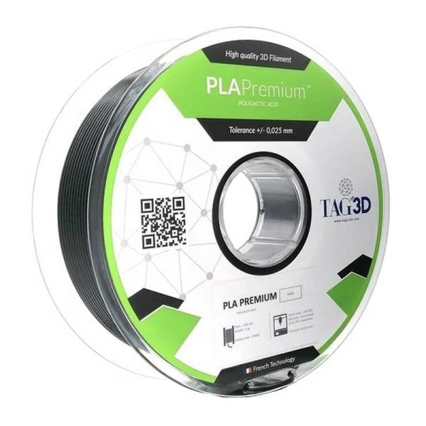 TAGin3D プレミアムPLAフィラメント PLA PRM－2．85BK 梱包 保安 補修用品 工場 店舗用機器 3Dプリンター用フィラメント