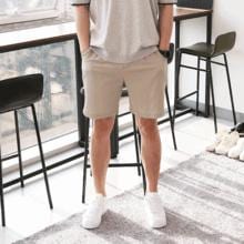 WMH ベーシック リネン バンディング ハーフパンツ