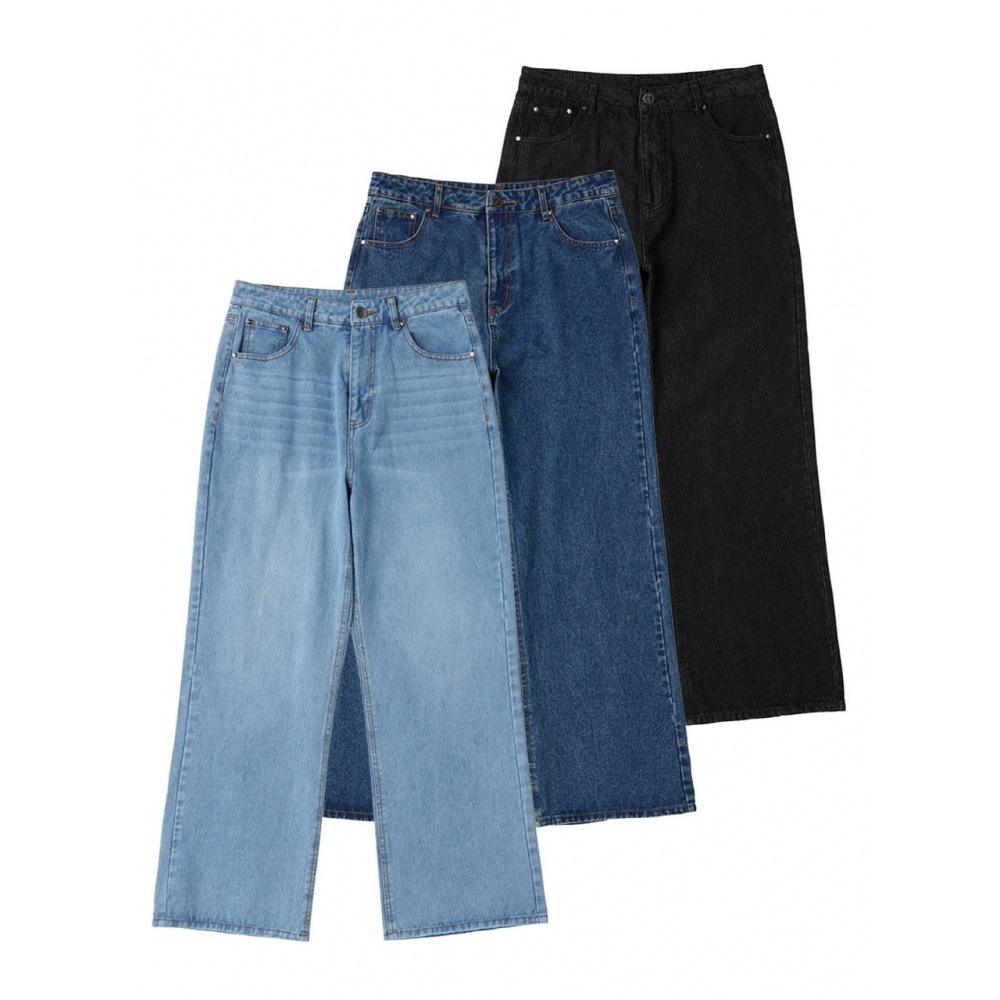 アーバナージュスタンダードワイドデニムパンツ (3COLOR) 6,290円