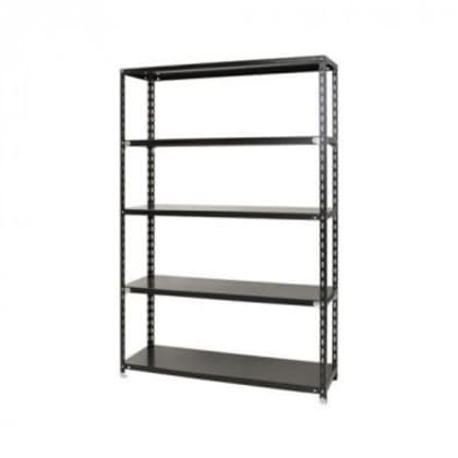 スチールラック NC1500-24-5段 間口1500×奥行450×高さ2400mm ブラック
