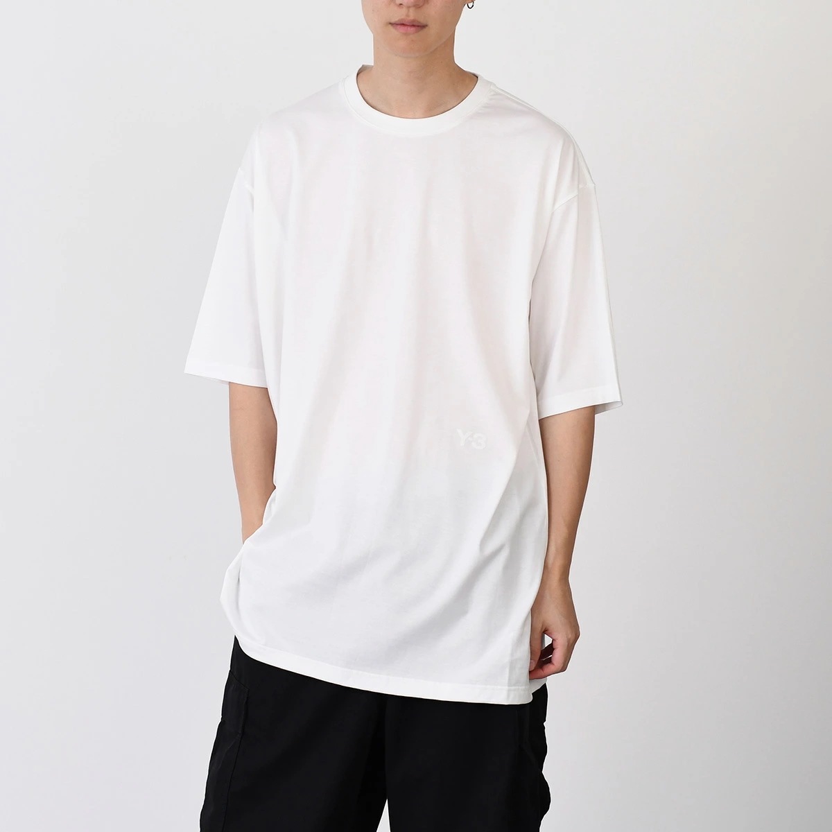 Tシャツ カットソー U BOXY SS TEE IW0071 JM7817 メンズ ユニセックス ホワイト コットン クルーネック 半袖 ロゴ ミニロゴ
