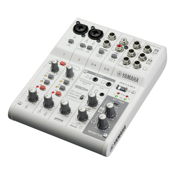 ライブストリーミング ミキサー ホワイト AG06MK2W 17,963円