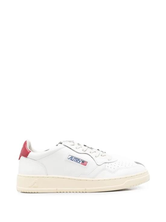 AUTRY Men Sneakers AULM LL33 LEAT LEAT WHITE DEEP CLARET
