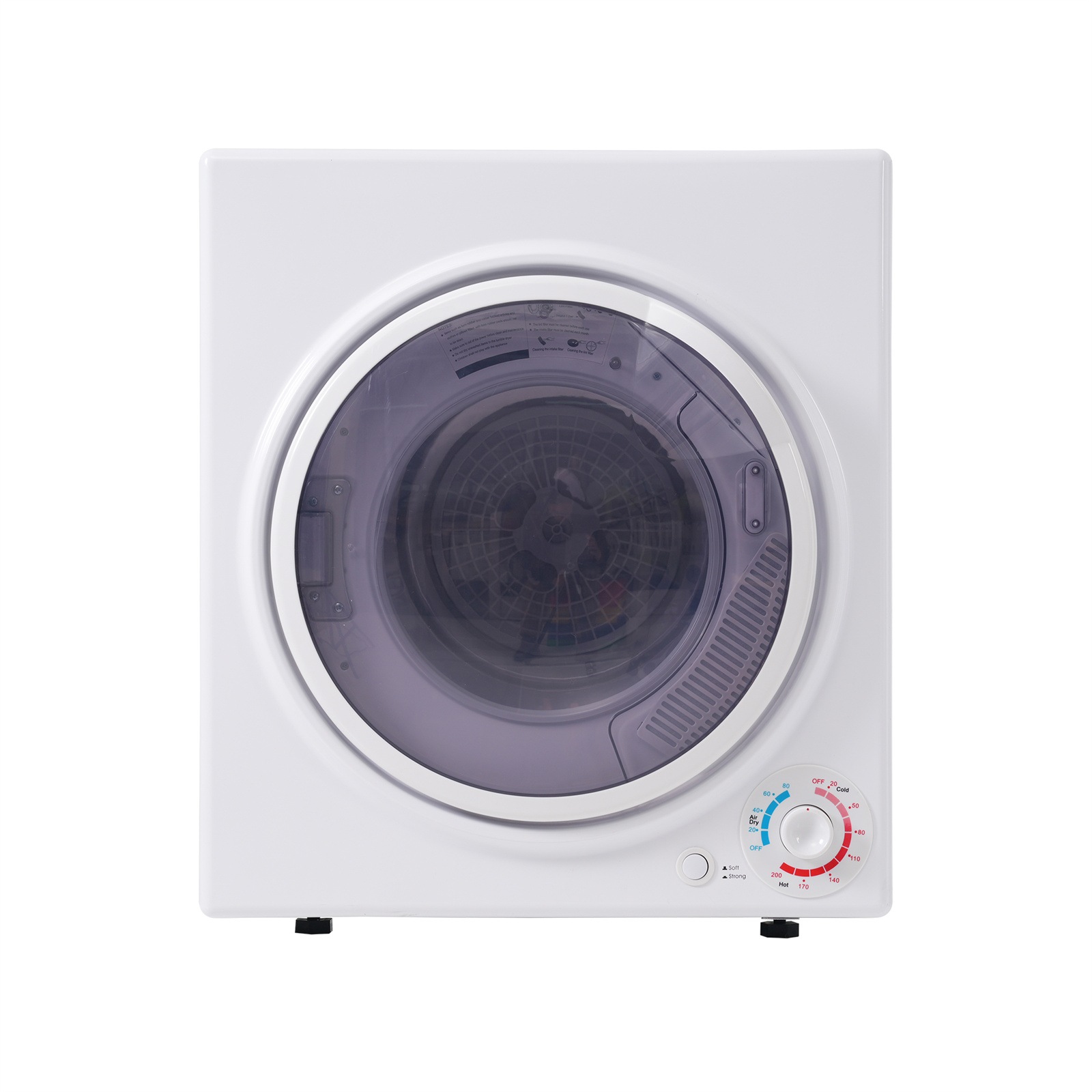 【日本国内出荷-3日で配達】6kg衣類乾燥機 壁掛け しわ防止 湿気対策 梅雨対策 花粉対策 カビ対策 除湿 洋服 ふとん 布団 やさしく乾燥 一人暮らし 家庭用 ホワイト DJYC61