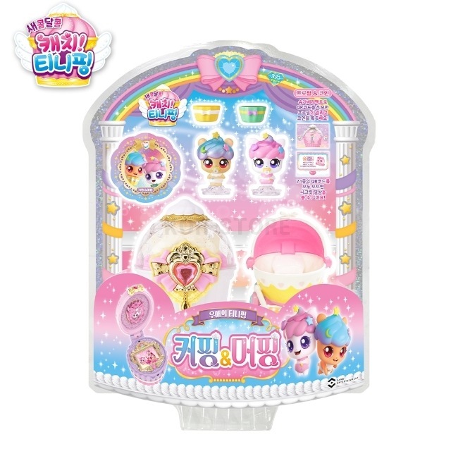 キャッチ！ティーニーピン/シーズン4/甘酸っぱい/カッピング&マフィング/デザート/CUPPING+MUFFPING/ミニ フィギュア/キャッチティーニーピン/韓国公式正品/2023/新型