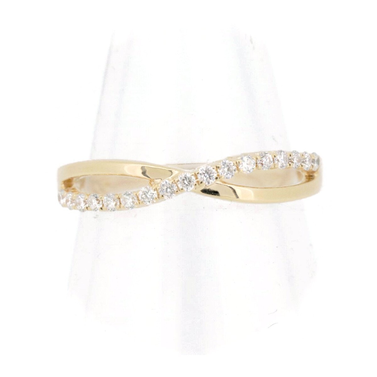 ポンテヴェキオ ダイヤモンド リング 指輪 8号 0.17ct K18YG(18金 イエローゴールド) 質屋出品