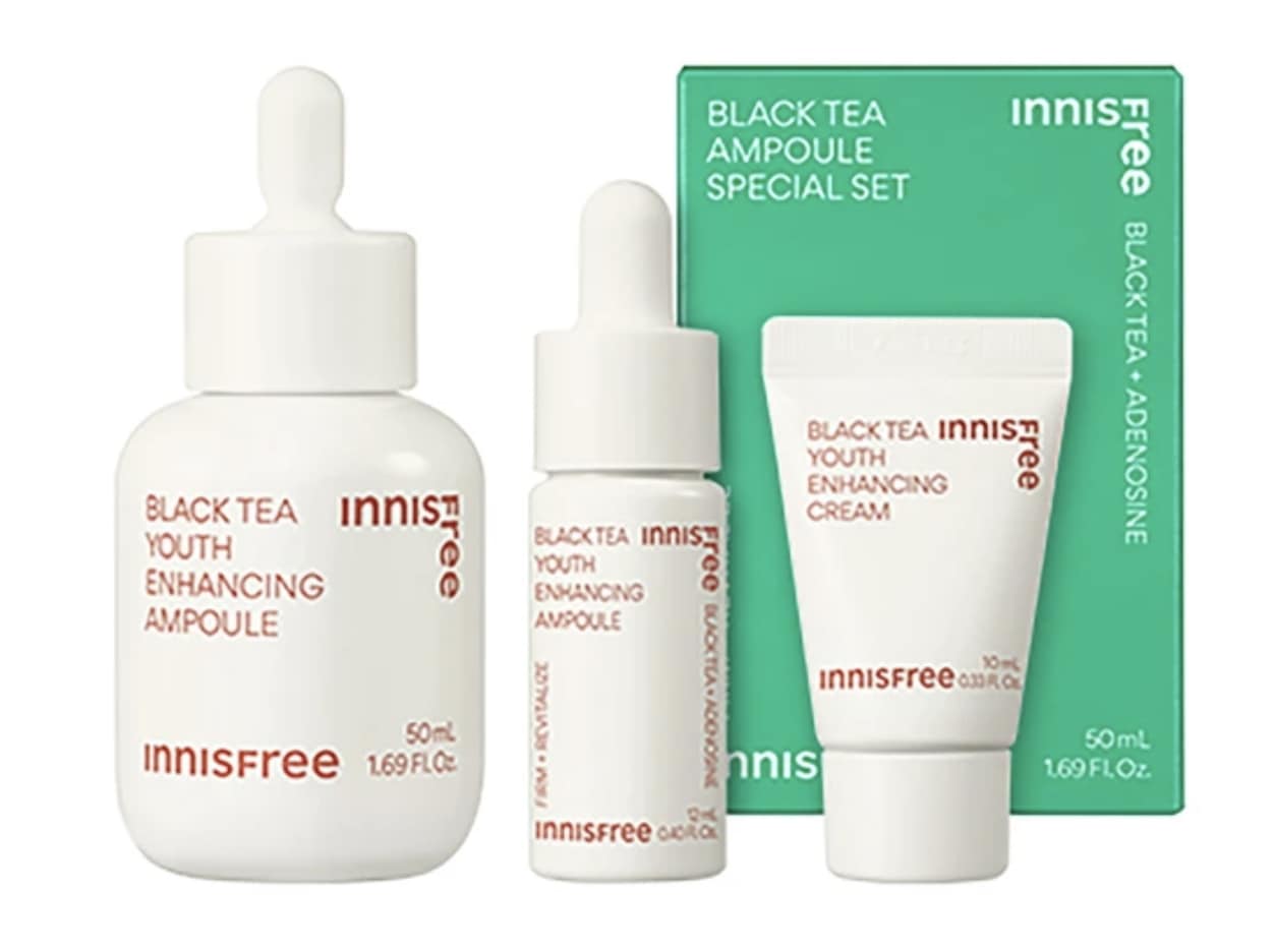 イニスフリー ブラックティー アンプル スペシャル セット + ブラックティー キット 5,848円