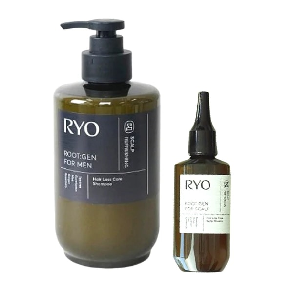 ルートゼン 男性 オーダーメイド 脱毛症状 専門ケア 2点セット (シャンプー515ml+頭皮エッセンス80ml) 頭皮ケア 韓国メンズヘア 脱毛の悩みにアプローチ