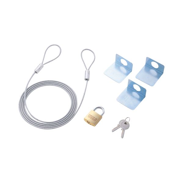 (まとめ) サンワサプライデスクトップパソコンセキュリティ SL-022K 1パック (×10セット)