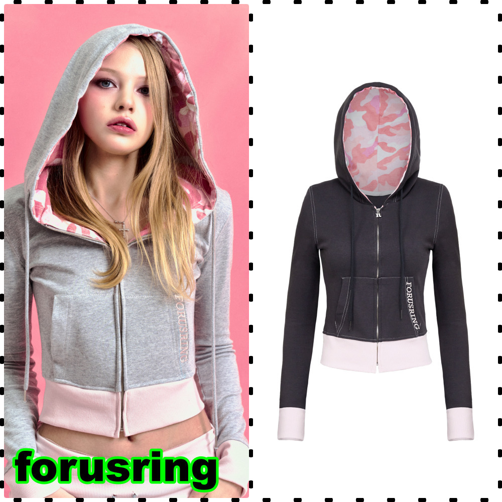 【forusring】BEBE CAGO TRAINING HOODIE