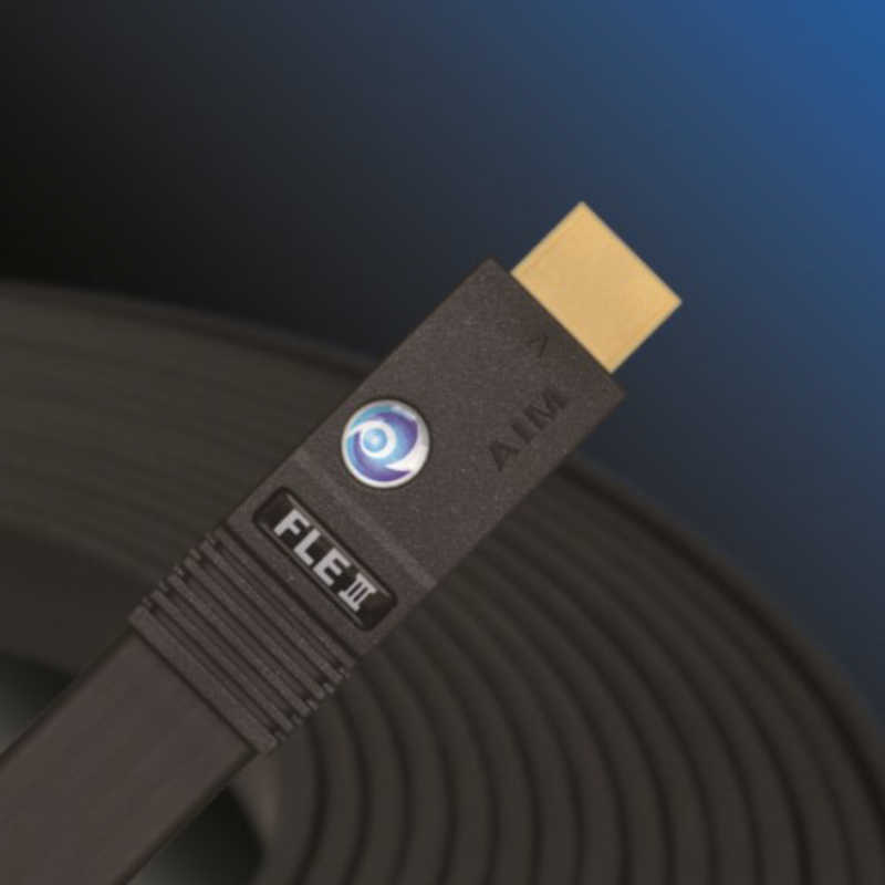 エイム電子　HDMIケーブル ブラック [8m /HDMIHDMI /フラットタイプ /4K対応]　FLE3-08