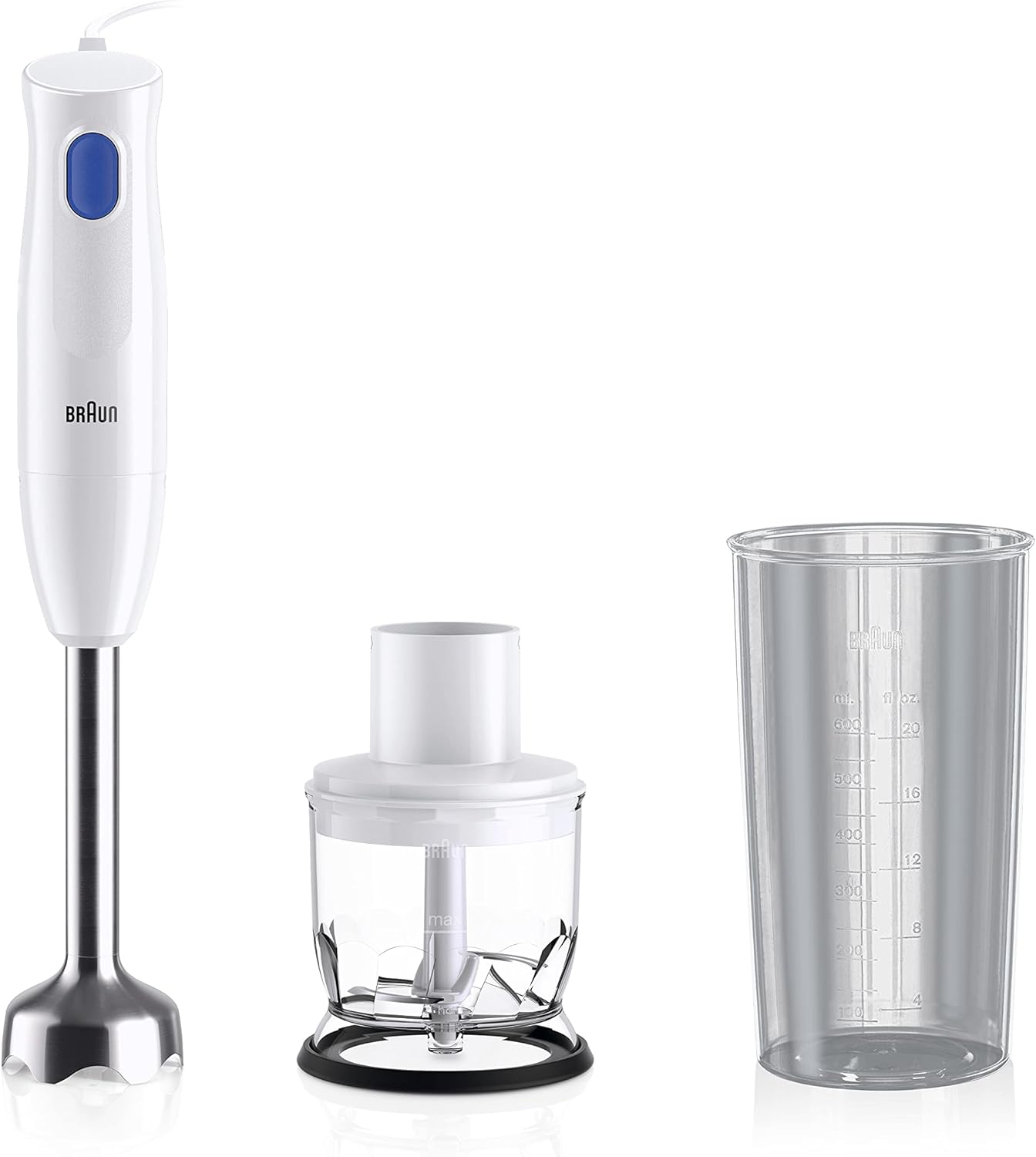 ハンドブレンダー軽量でコンパクト食品スムージースープ粉砕混合の準備に適しており操作が簡単で時間を節約できます3-in-1 300W