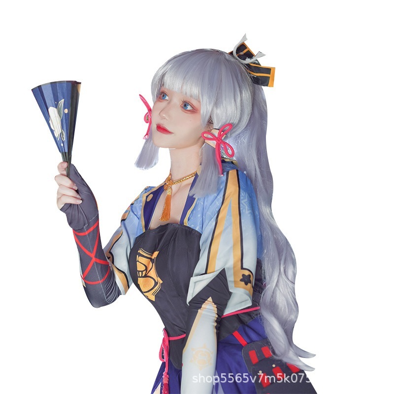 原神コスプレ衣装稲妻のお嬢様セット ロリータワンピース