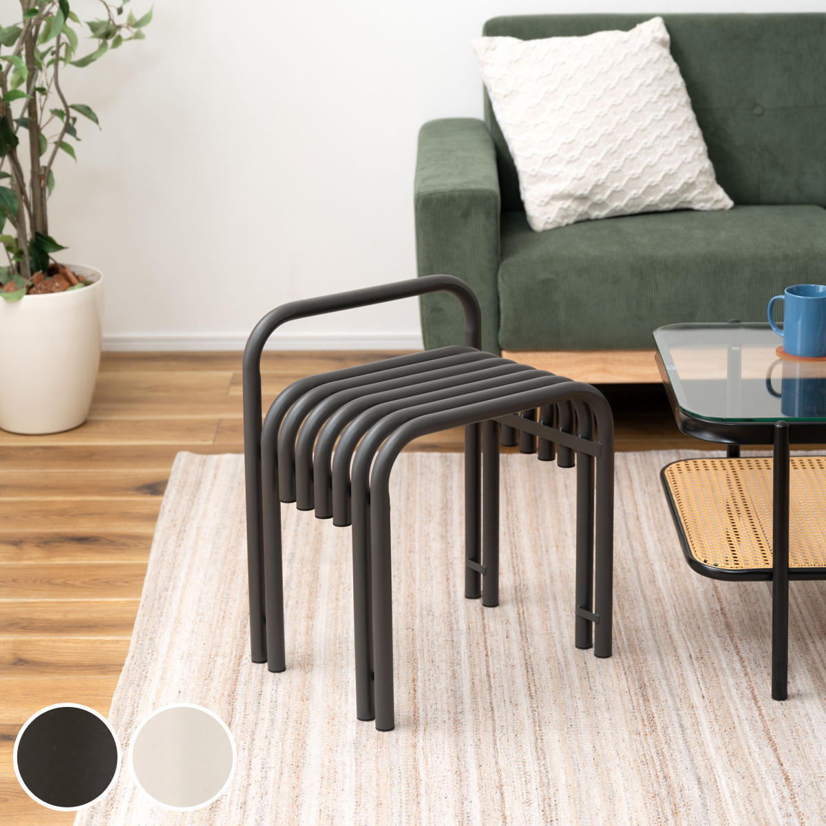 スツール 座面高42cm マルチスツール ダイニング キッチン リビング 玄関 椅子 軽い スタイリッシュ モダン サイドテーブル ナイトテーブル