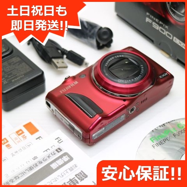 美品 FinePix F900EXR レッド デジカメ FUJIFILM 74