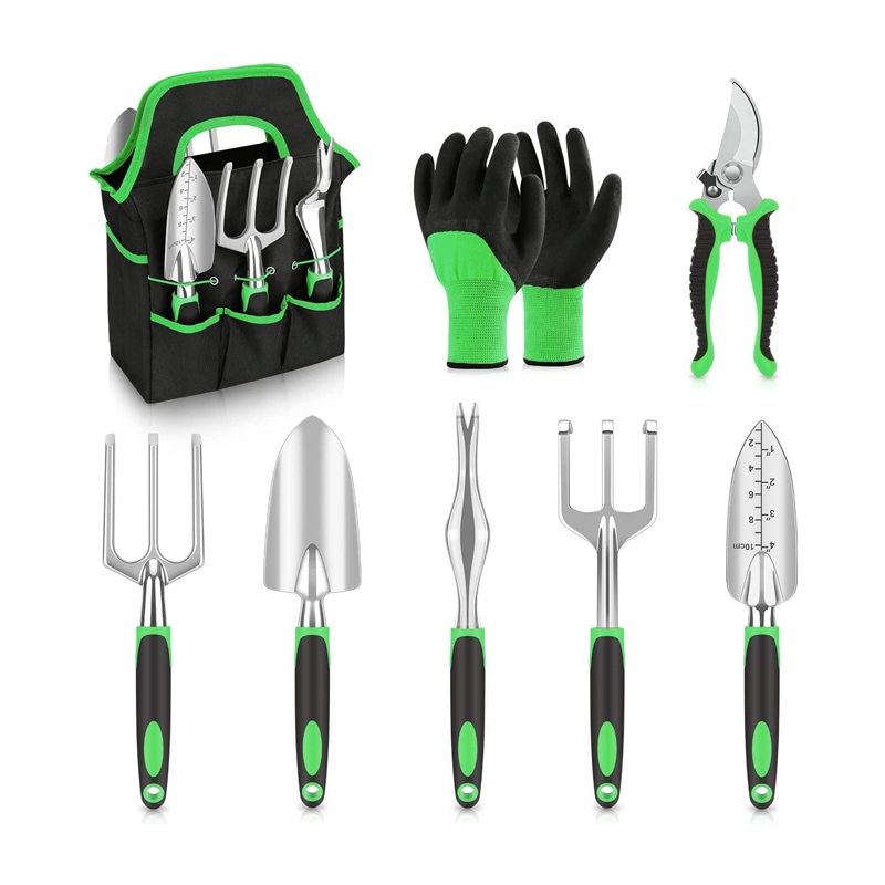 園芸用品セット ガーデニングセット ガーデニングツール アルミ合金製 園芸工具キット ガーデニング 道具 庭園作業 シャベル スコップ 園芸 スコップ 携帯便利 多用途 手植え 除草 5,561円