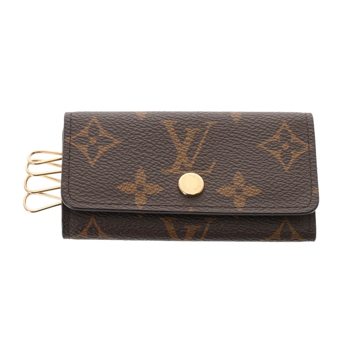 モノグラム 4連キーケース ミュルティクレ4 ブラウン M69517 ユニセックス モノグラムキャンバス キーケース ABランク 中古 銀蔵 18,042円