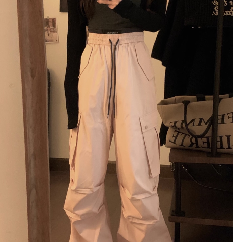 ボトムス デート モテアイテム ジャージ ポケット ウエストゴム ワークパンツ コットン 大人可愛い きれいめ 上品 おしゃれ かっこいい 大人可愛い ラブリー キュート ガーリー クール モード系