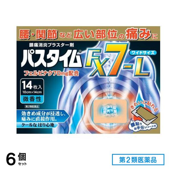 第２類医薬品 パスタイムFX7-L 14枚 6個セット
