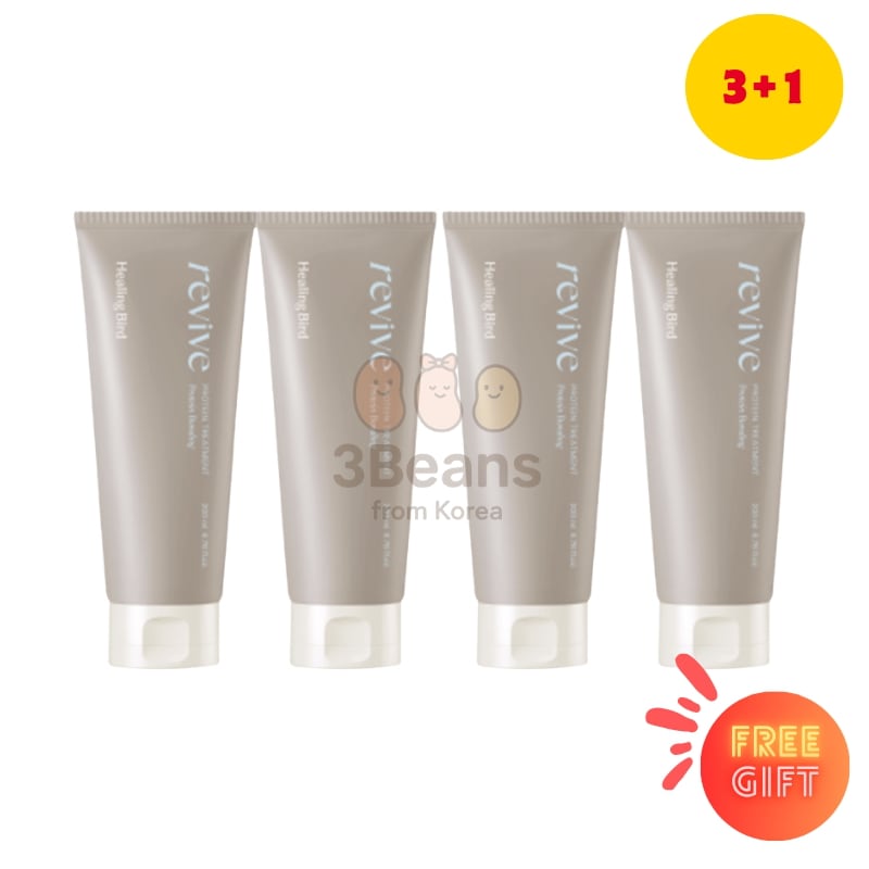 [集中栄養ケア]リバイブ プロテイントリートメント 200ml 3+1セット/ヘアトリートメント,髪の栄養,ヘアツヤ,ヘアケア, 頭皮ケア,プロテイントリートメント,韓国コスメ,Kビューティ,