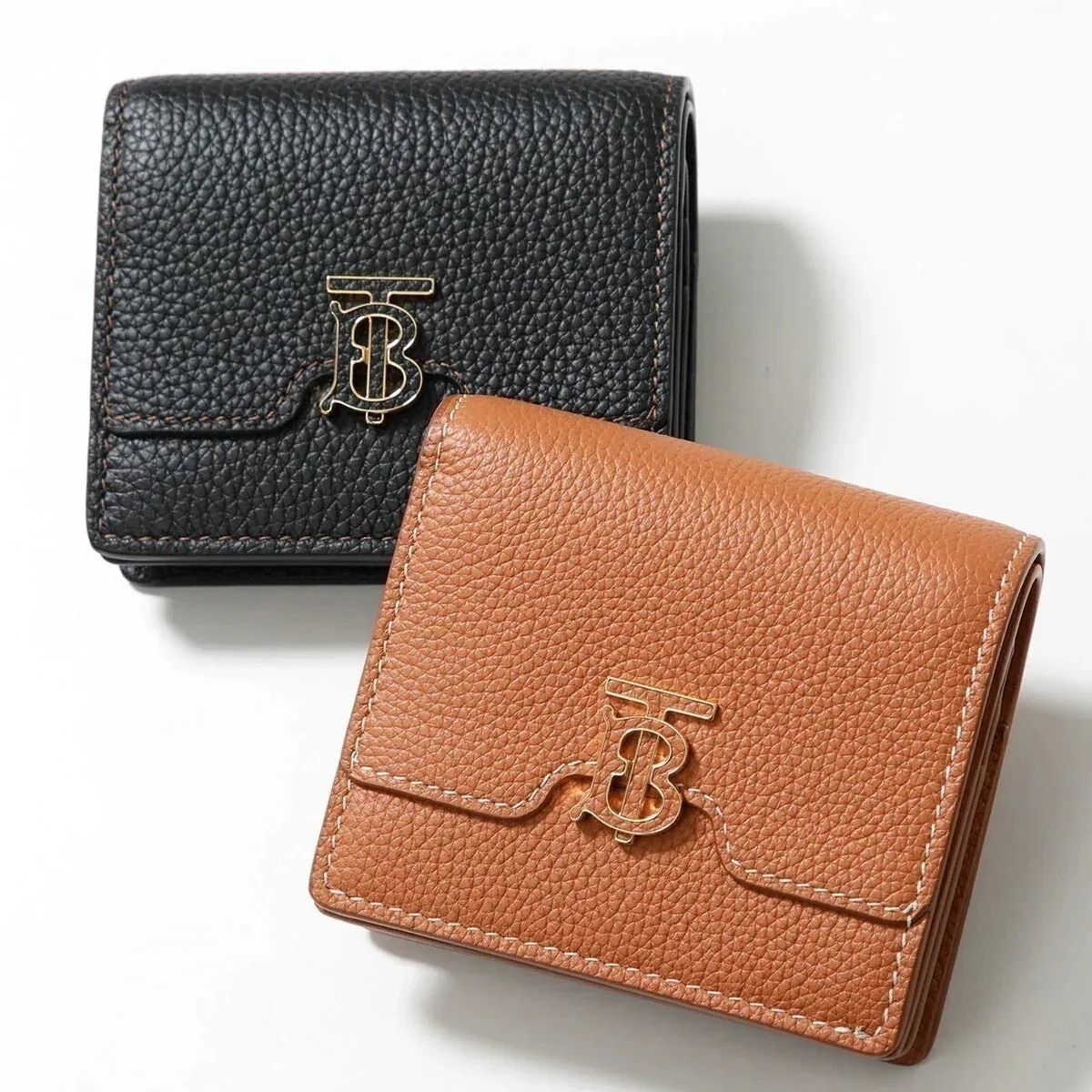 BURBERRY バーバリー 二つ折り財布 LS TB BIFOLD WALLET LGL 8062347 8062397 レディース ミニ財布 ロゴ レザー