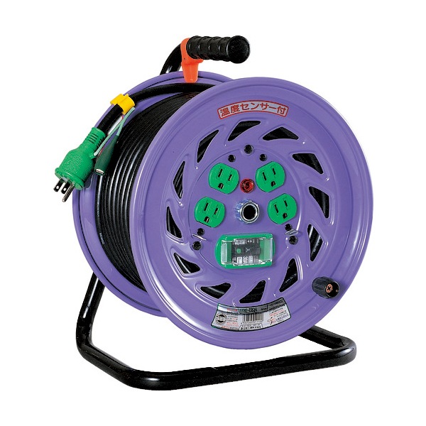 NFEB34 電工ドラム 漏電保護専用ブレーカ付 30m メーカー直送